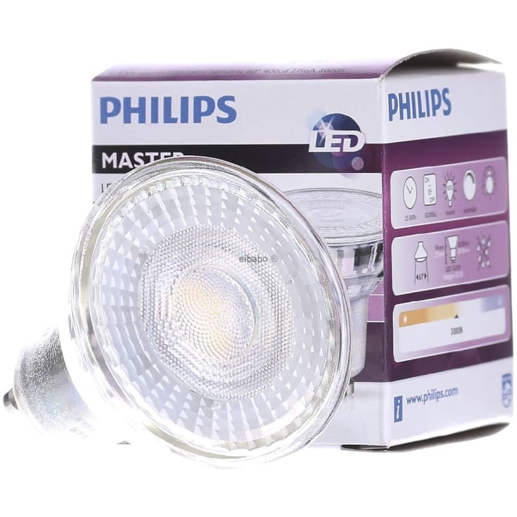 Philips Master Value GU10 spotpære, 3000K, 4,9W