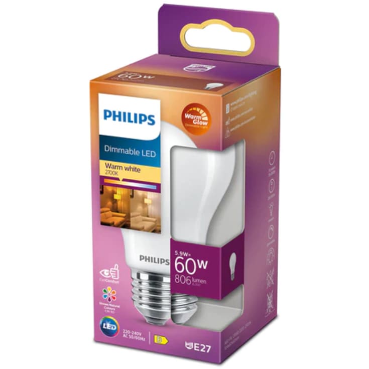 Philips Master Value E27 standardlampa, 2700K, 5,9W