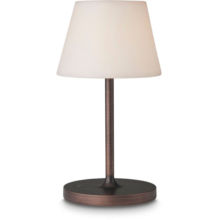 Halo Design New Northern uppladningsbar bordslampa, antik koppar