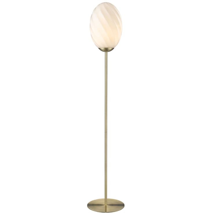 Halo Design Twist golvlampa, mässing