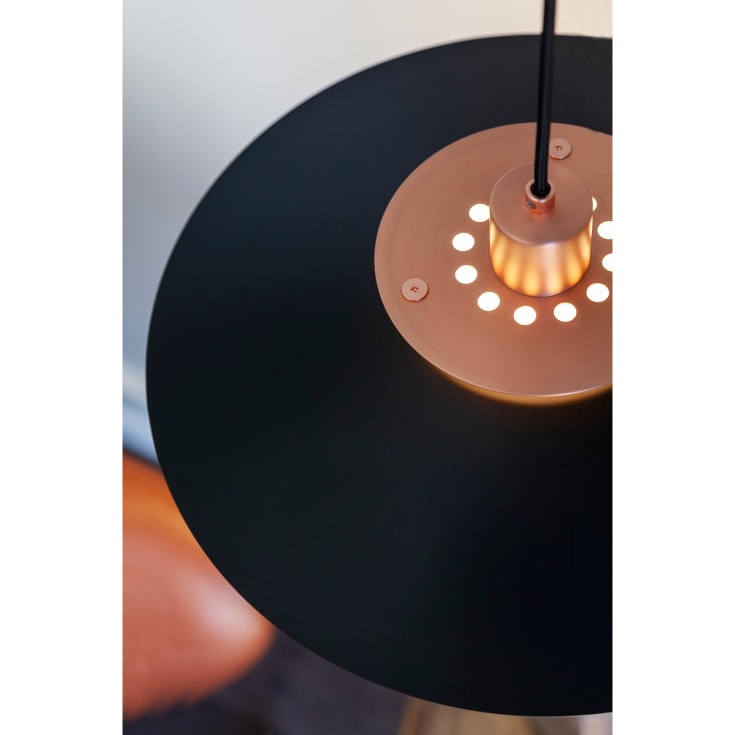 Halo Design Rivoli pendellampe, svart/kobber