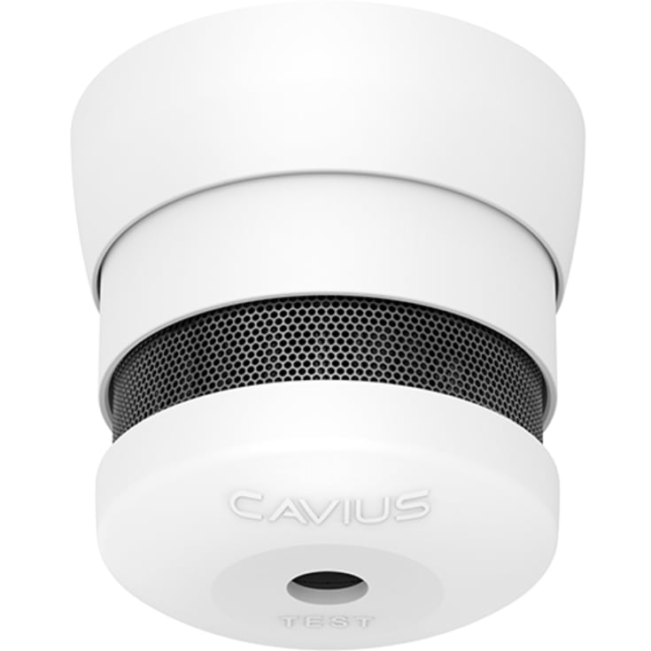Cavius mini røykvarsler, 10 års batterilevetid, hvit