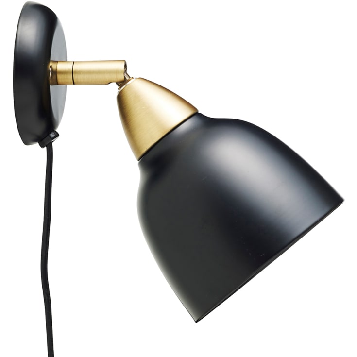 Superliving Urban vegglampe, kort, svart