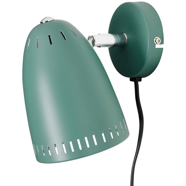 Superliving Dynamo vägglampa, kort, grön
