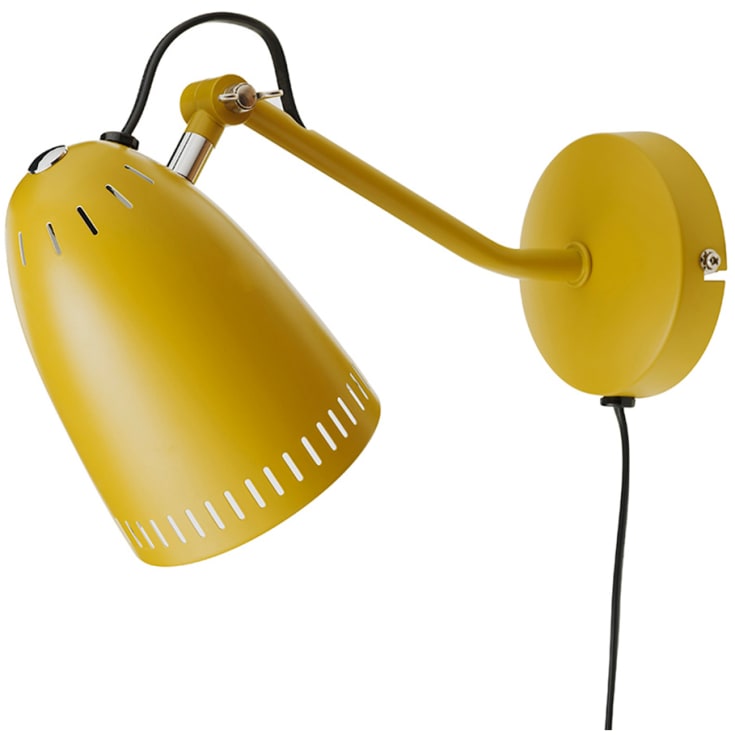 Superliving Dynamo vegglampe, gul
