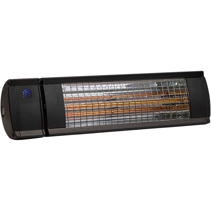 Heat1 Eco High-Line terrassvärmare, infraröd, 2000W, svart