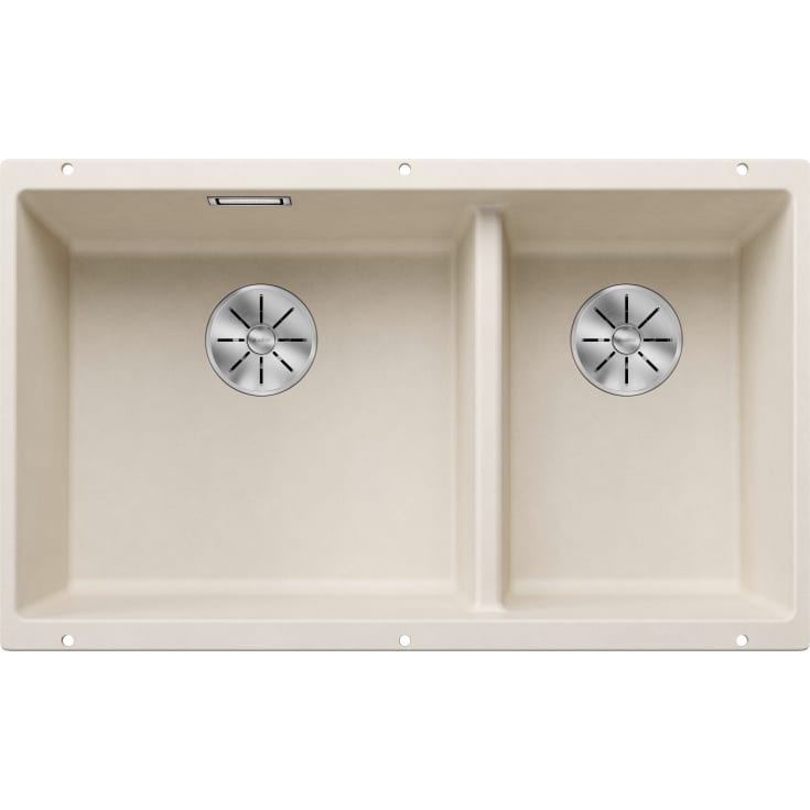 Blanco Subline 430/270-U UXI diskbänk, 75,5x46 cm, vit
