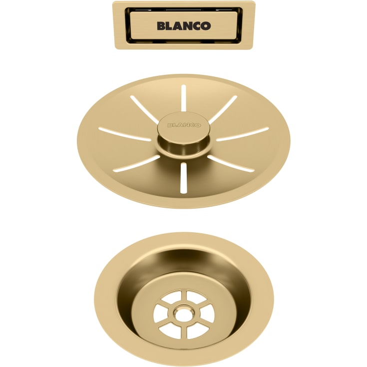 Blanco InFino kurveventil, manuel, Ø82 mm, guld