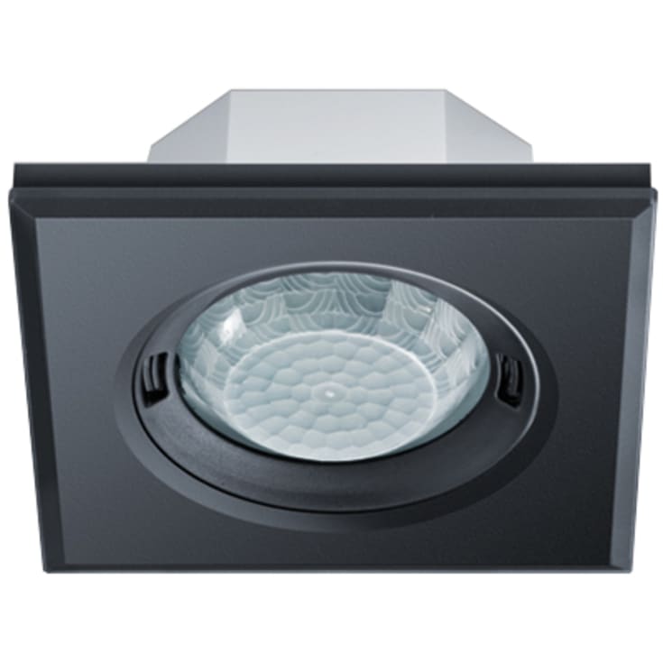 Bevegelsessensor MD-FLAT 360i/8 kvadrat, sort, for tak