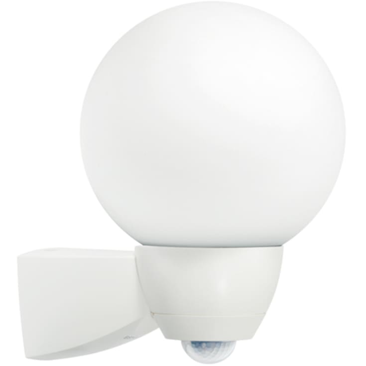 Garda Vegglampe E27 med Sensor 130°, hvit/opal