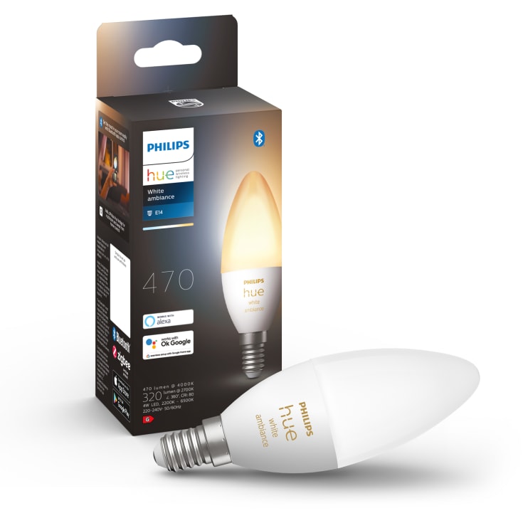 Philips Hue White Ambiance E14 mignonpære, 1-pak