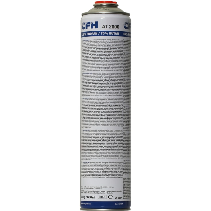 CFH gasdåse, EU gevind 7/16", 330 g