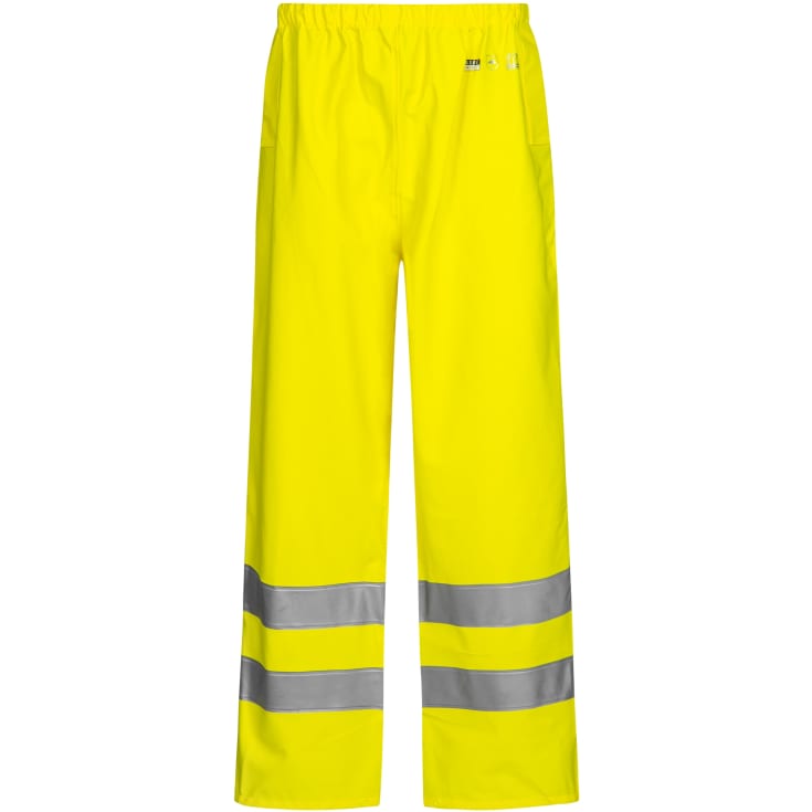 Lyngsøe PU/PVC regnbuks LR9052, High-vis gul kl. 2, str. M