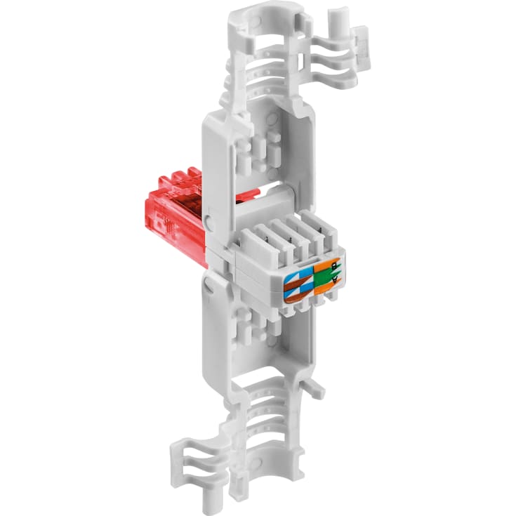 RJ45 netværksstik, UTP, cat. 6