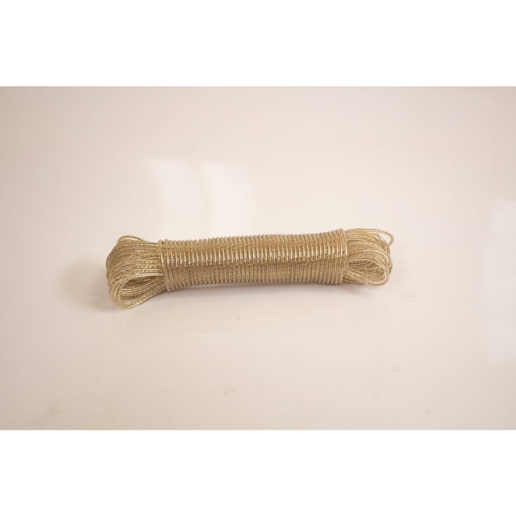 10 stk Tøjsnor pvc m/wire 4,0mm 20m
