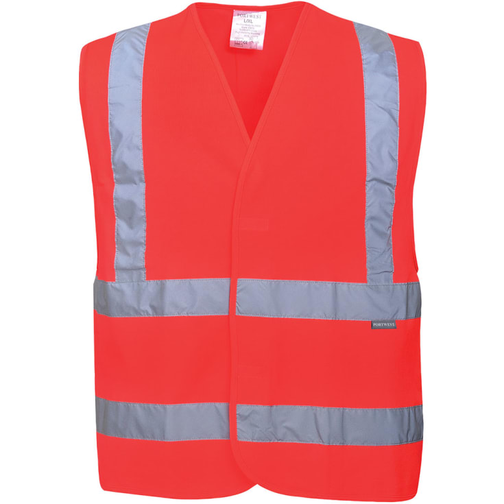 HI-VIS-VÄST RÖD L/XL
