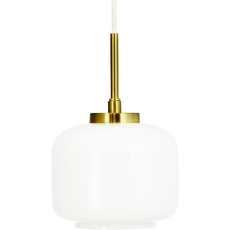 Dyberg Larsen Arp pendellampa, mässing, Ø15 cm