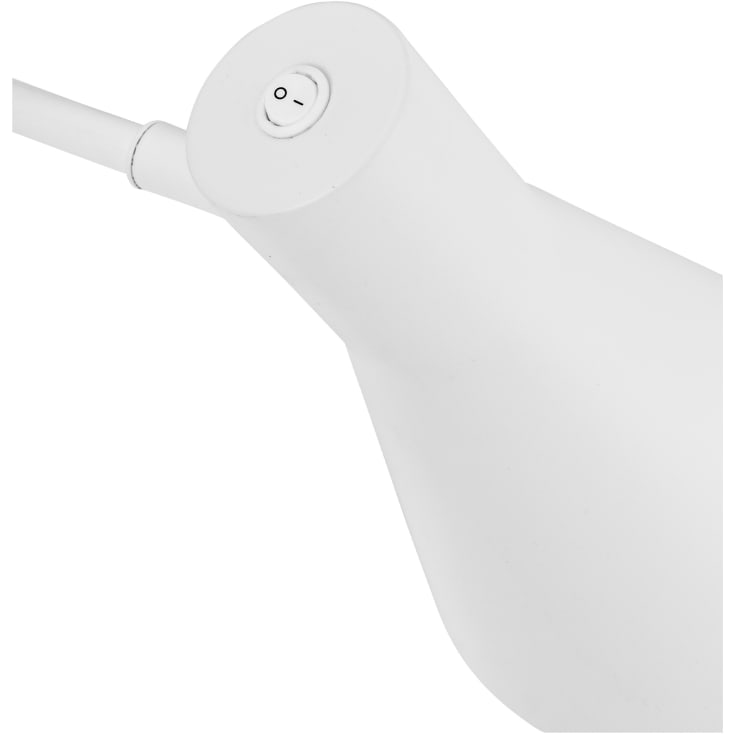 DL12 Væglampe E27, hvid