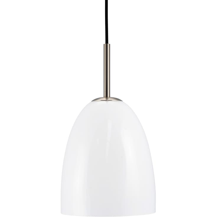 Dyberg Larsen Jazz pendellampe, børstet stål, Ø18 cm