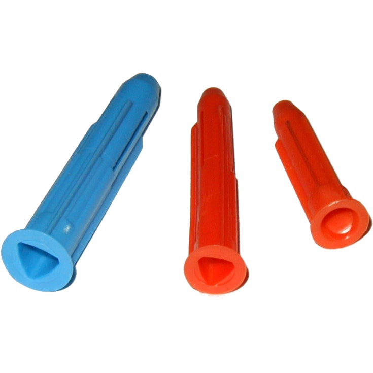 Gipsdybel t/2 lag gips 8 x 55 mm, blå, 50 stk.