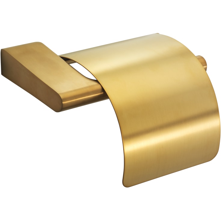 Pressalit Style dorullholder, børstet messing