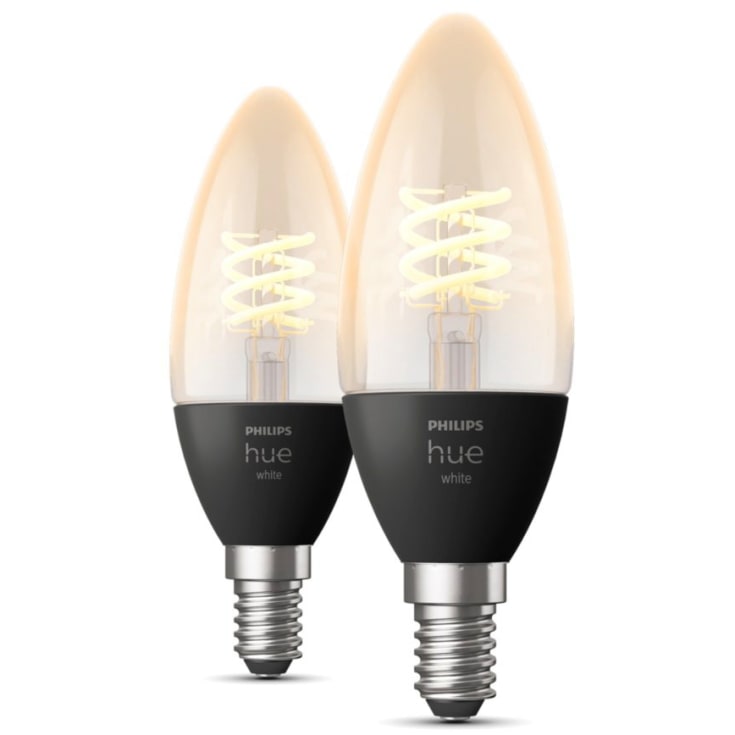 Philips Hue White E14 kertepære, 2-pak