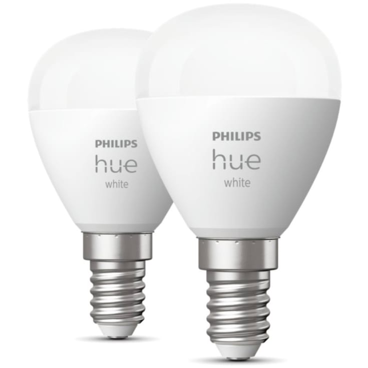 Philips Hue White E14 klotlampa, 2-pack