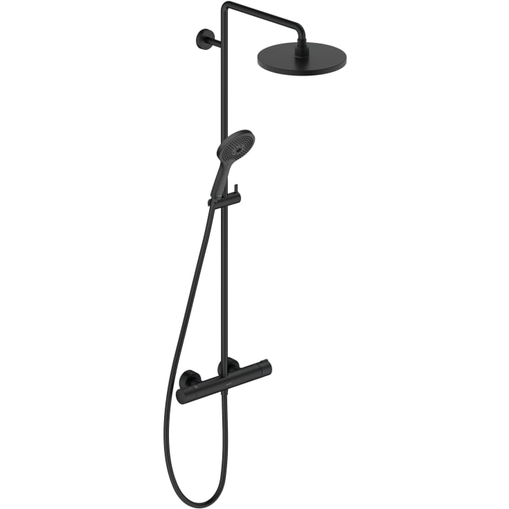 Duravit C.1 dusjsett, sort
