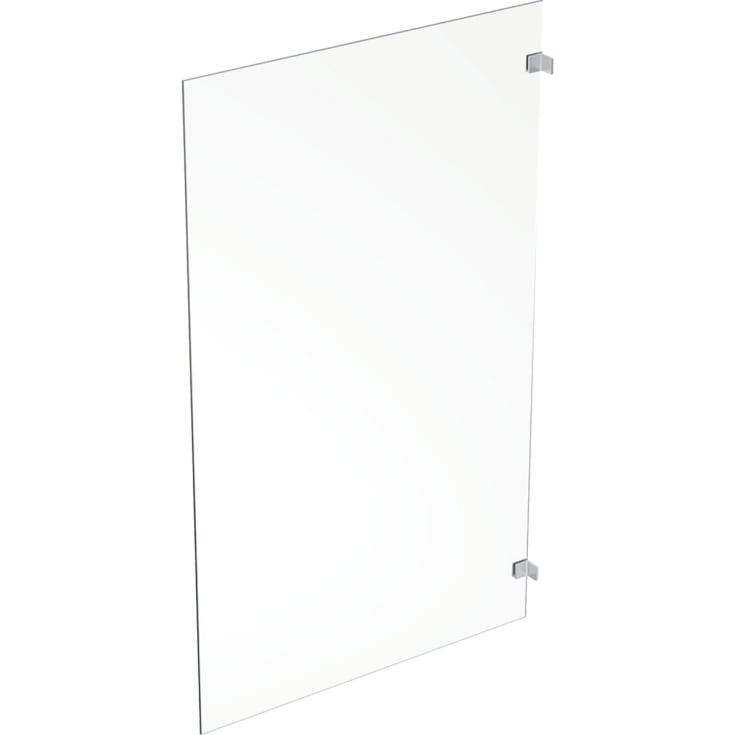 Contura Shower Showerama Art dusjvegg, 90 cm, klart glass, krom