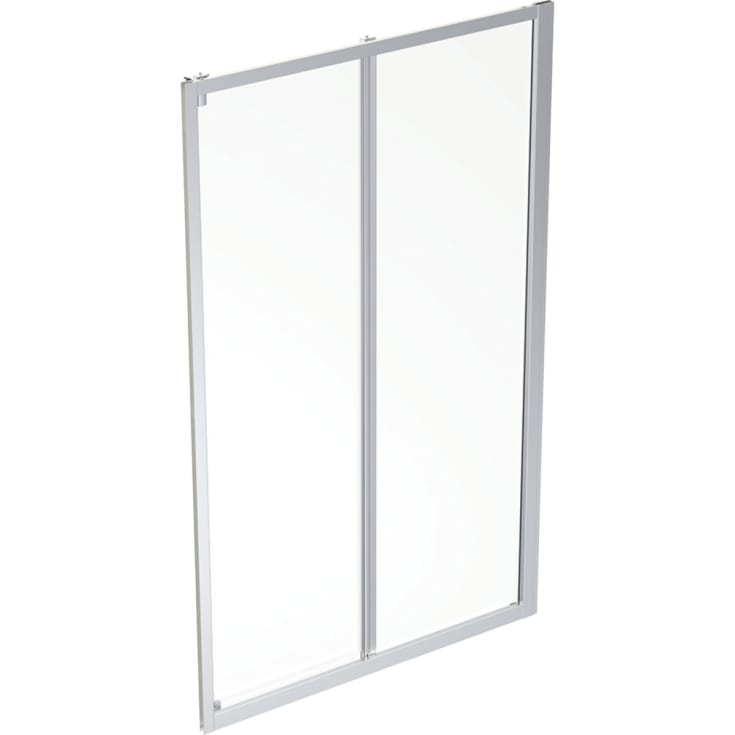 Contura Shower Showerama skyvedør, 174 cm, klart glass, aluminiumsprofil