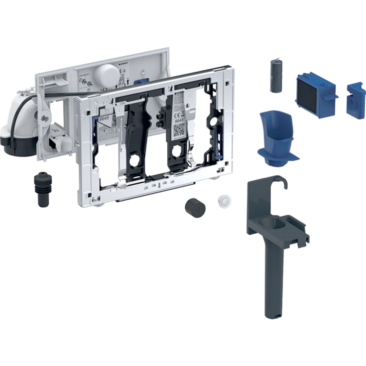 Geberit DuoFresh modul för Sigma inbyggnadscistern 12 cm, automatisk, antracit