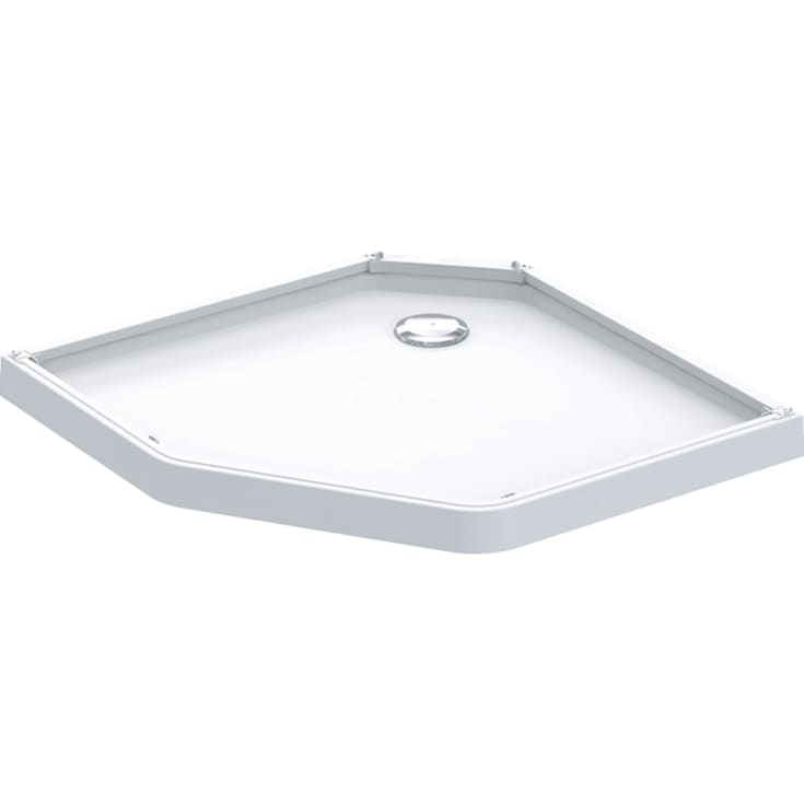 Contura Shower Showerama badkabin, 80x90 cm, vit