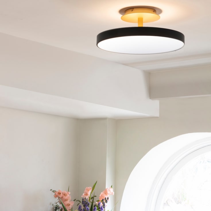 Umage Asteria Up taklampe, svart, Ø43 cm
