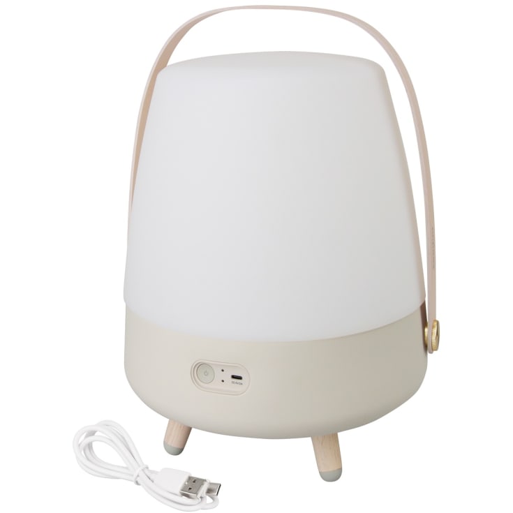 Kooduu Lite Up Play genopladelig lampe med højtaler, beige