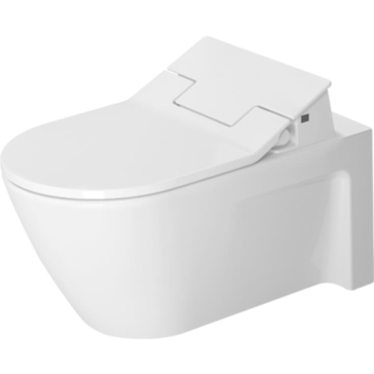 Duravit Starck 2 Väggmonterad toalett m/Plattform & WonderGliss, Vit