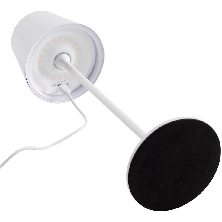 Nielsen Light One genopladelig bordlampe, hvid