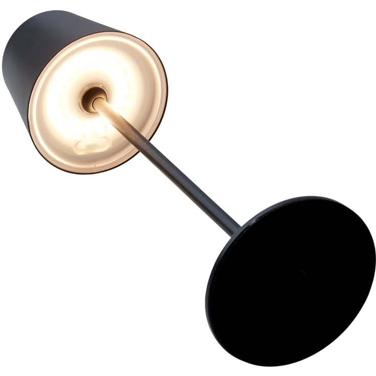 Nielsen Light One genopladelig bordlampe, sort