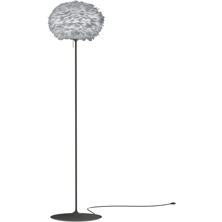 Umage Santé Eos fjäder golvlampa, grå