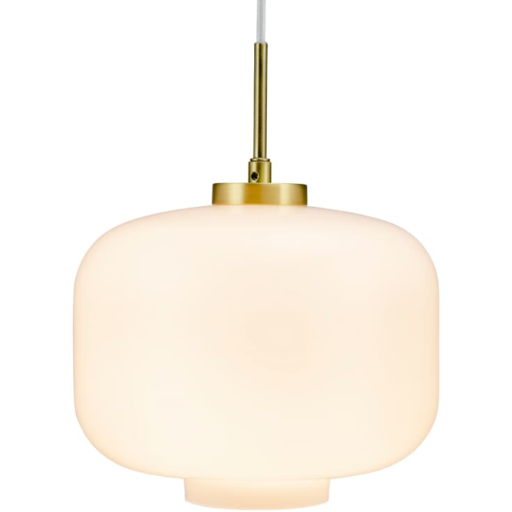 Dyberg Larsen Arp pendellampa, mässing, Ø25 cm