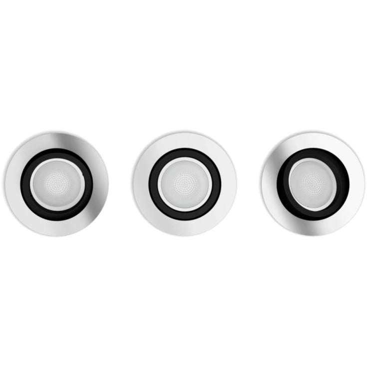 Philips Hue Centura downlight, aluminium, 3-pack