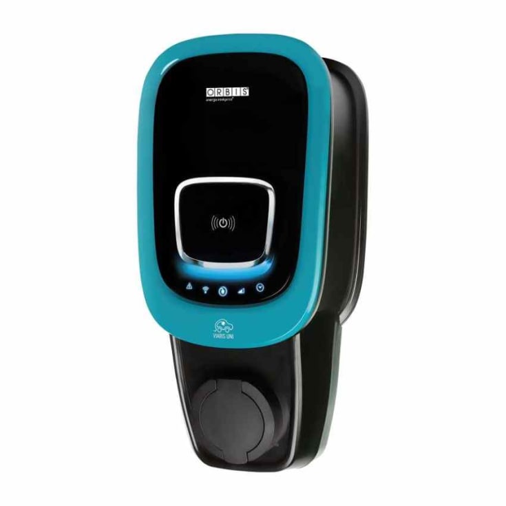 Orbis Viaris Uni BT2 laddningsstation, uttag, typ 2, 22 kW, WiFi