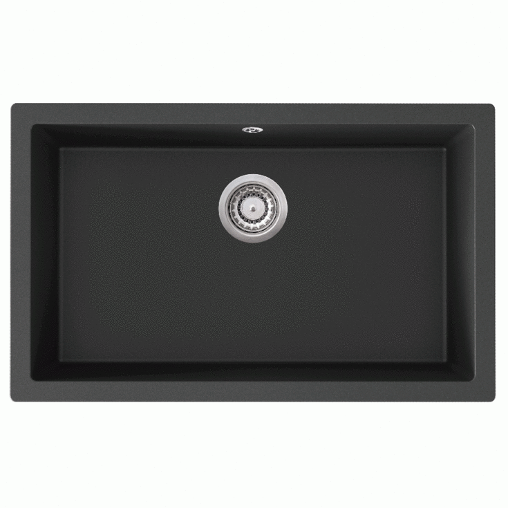 Lavabo Jupiter 800 diskbänk, 75,6x46,6 cm, svart