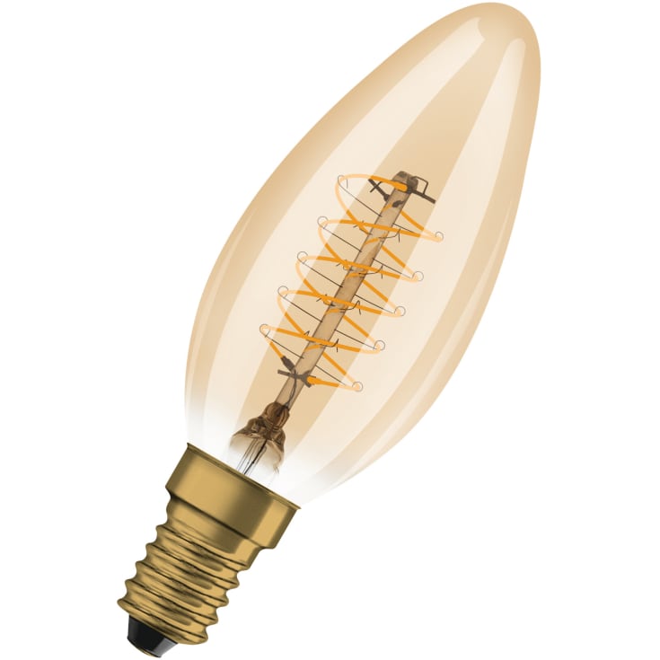 Ledvance Vintage 1906 E14 kronljuslampa, 2200K, 2,4W