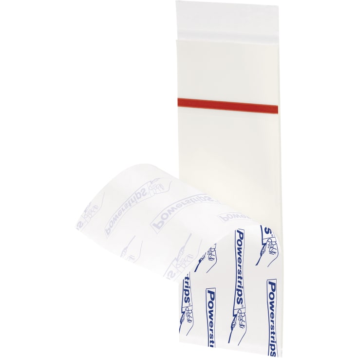 Tesa powerstrips max 2kg, hvid - pakke m. 10stk