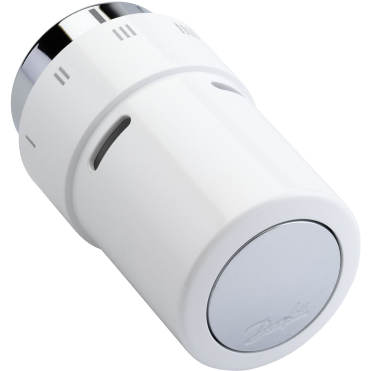 Danfoss Living Design RAX termostat, hvid/krom