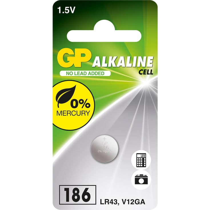 Knapcelle 1,5V  LR43        á1