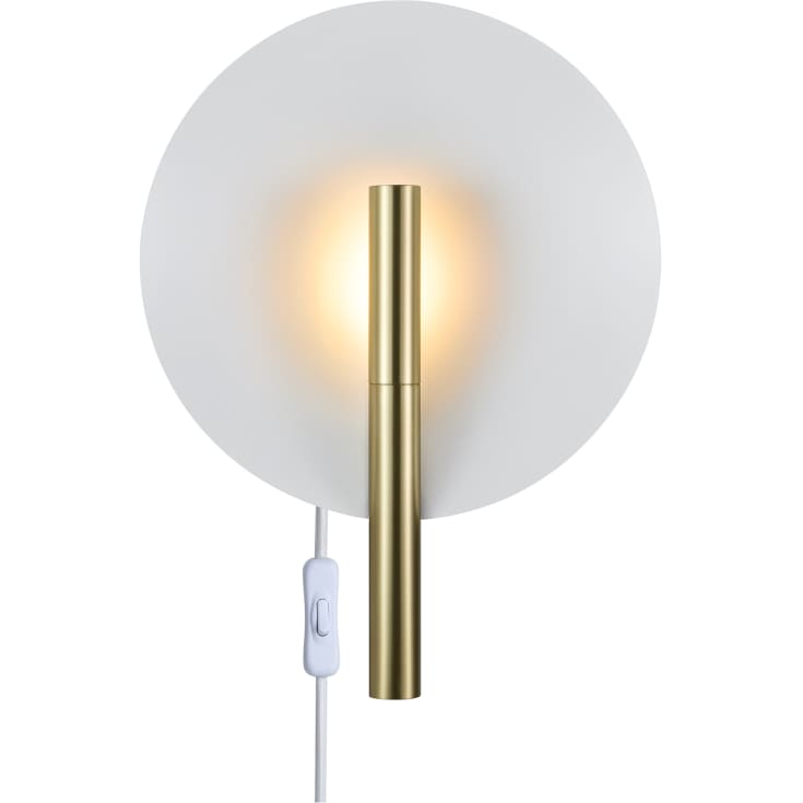 Dftp Furiko vegglampe, messing