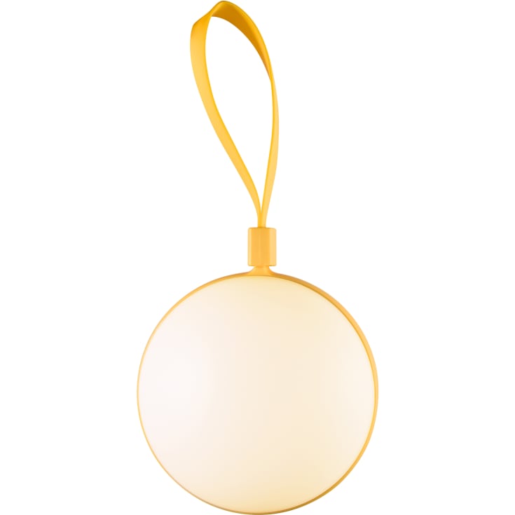 Nordlux Bring To-Go oppladbar lampe, Ø12 cm, gul