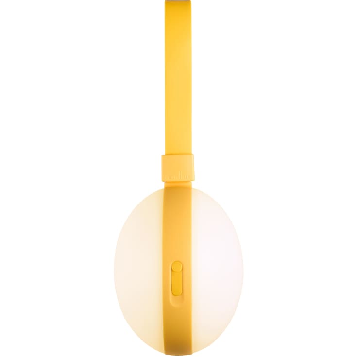 Nordlux Bring To-Go oppladbar lampe, Ø12 cm, gul