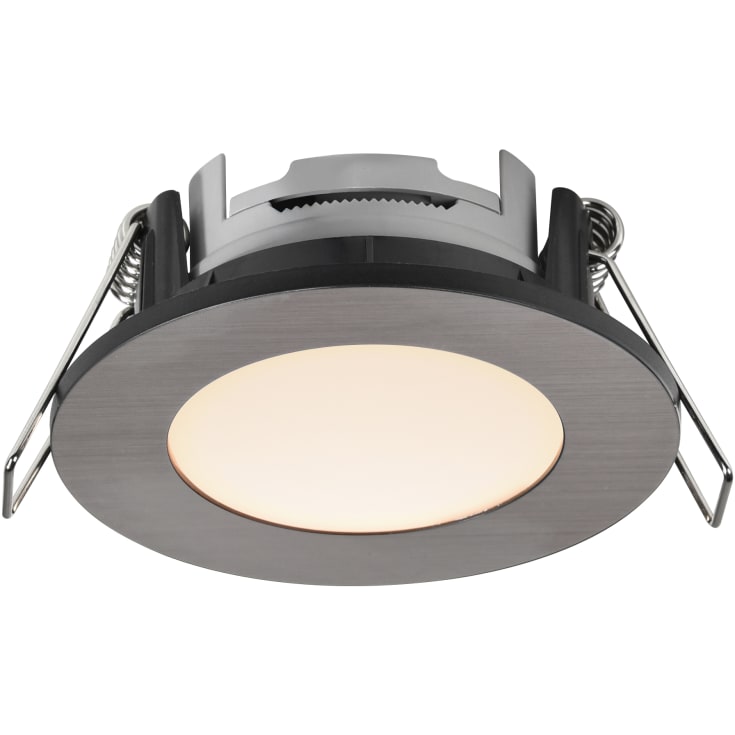 Nordlux Leonis Bath downlight, nikkel